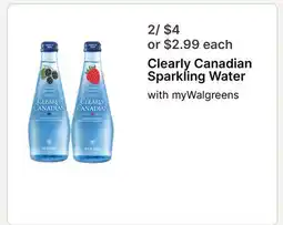 Walgreens Clearly Canadian Sparkling Water offer