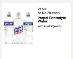 Walgreens Propel Electrolyte Water offer