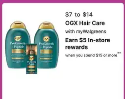 Walgreens OGX Hair Care offer