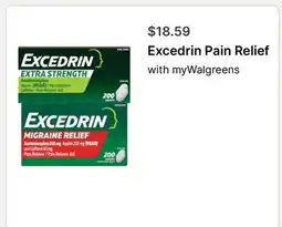 Walgreens Excedrin Pain Relief offer