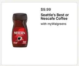 Walgreens Seattle's Best or Nescafe Coffee offer