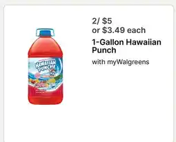 Walgreens 1-Gallon Hawaiian Punch offer