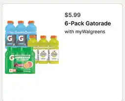 Walgreens 6-Pack Gatorade offer