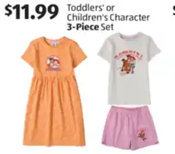 Aldi Toddlers' or Children's Character 3-Piece Set offer