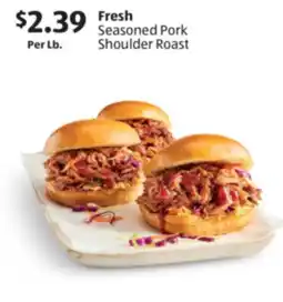 Aldi Fresh Seasoned Pork Shoulder Roast offer