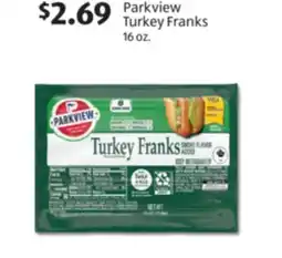 Aldi Parkview Turkey Franks offer