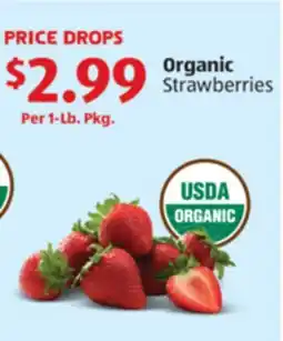 Aldi Organic Strawberries offer