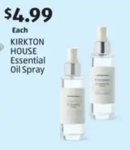 Aldi KIRKTON HOUSE Essential Oil Spray offer