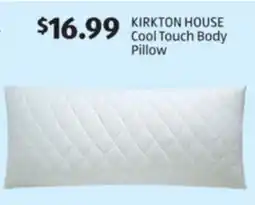 Aldi KIRKTON HOUSE Cool Touch Body Pillow offer