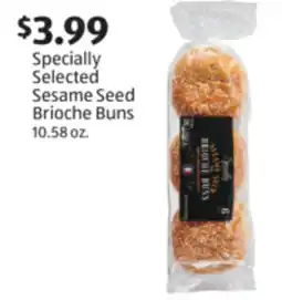 Aldi Specially Selected Sesame Seed Brioche Buns offer