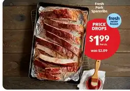 Aldi Fresh Pork Spareribs offer