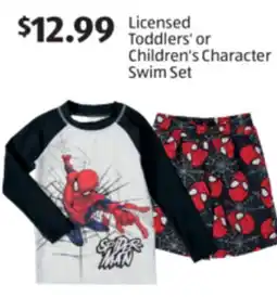 Aldi Licensed Toddlers' or Children's Character Swim Set offer