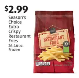 Aldi Season's Choice Extra Crispy Restaurant Fries offer