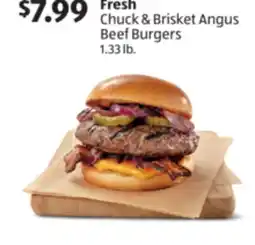 Aldi Fresh Chuck & Brisket Angus Beef Burgers offer