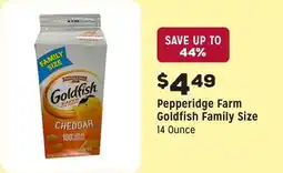 Grocery Outlet Goldfish Family Size offer