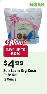 Grocery Outlet Org Coco Date Roll offer