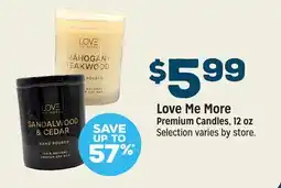 Grocery Outlet Love Me More Premium Candles, 12 oz offer