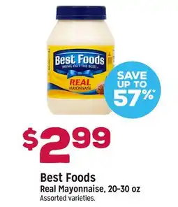 Grocery Outlet Best Foods Real Mayonnaise offer