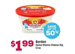 Grocery Outlet Borden Queso Blanco Cheese Dip offer