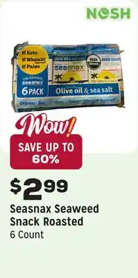 Grocery Outlet Seaweed Snack Roasted offer