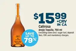 Grocery Outlet Calirosa Anejo Tequila offer