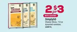 Grocery Outlet SimplyGO Cheese Slices offer