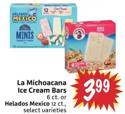Foodmaxx La Michoacana Ice Cream Bars 6 ct. or Helados Mexico 12 ct offer