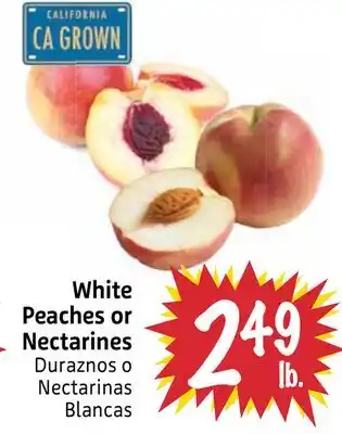 Foodmaxx White Peaches or Nectarines offer