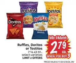 Foodmaxx Ruffles, Doritos or Tostitos offer