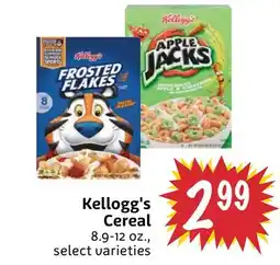 Foodmaxx Kellogg's Cereal offer