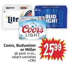 Foodmaxx Coors, Budweiser or Miller offer