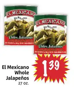 Foodmaxx El Mexicano Whole Jalapeños offer
