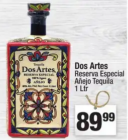 Super King Markets Dos Artes Reserva Especial Añejo Tequila offer