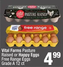Super King Markets Vital Farms Pasture Raised or Happy Eggs Free Range Eggs offer