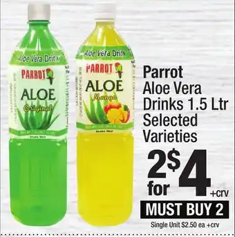 Super King Markets Parrot Aloe Vera Drinks offer