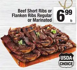 Super King Markets Beef Short Ribs or Flanken Ribs Regular or Marinated offer