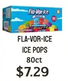Seven Mile Market Fla-vor-ice ice pops offer