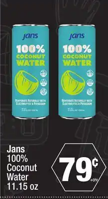 Super King Markets Jans 100% Coconut Water offer