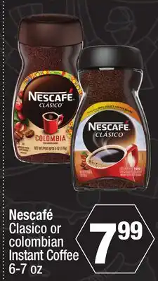 Super King Markets Nescafé Clasico or colombian Instant Coffee offer