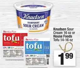 Super King Markets Knudsen Sour Cream 16 oz or House Foods Tofu 14-16 oz offer