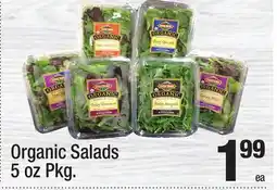 Super King Markets Organic Salads offer
