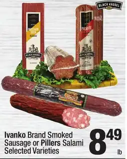 Super King Markets Ivanko Brand Smoked Sausage or Pillers Salami offer