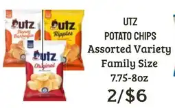 Seven Mile Market UTZ potato chips offer