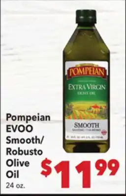 Vallarta Supermarkets Pompeian EVOO Smooth/ Robusto Olive Oil offer