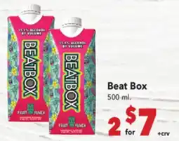 Vallarta Supermarkets Beat Box offer