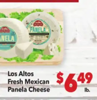 Vallarta Supermarkets Los Altos Fresh Mexican Panela Cheese offer