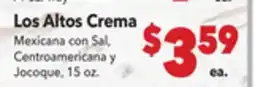 Vallarta Supermarkets Los Altos Crema offer