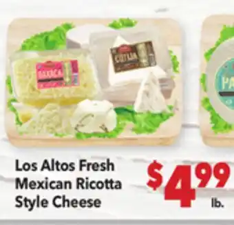 Vallarta Supermarkets Los Altos Fresh Mexican Ricotta Style Cheese offer