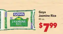 Vallarta Supermarkets Goya Jasmine Rice offer