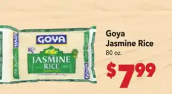 Vallarta Supermarkets Goya Jasmine Rice offer
